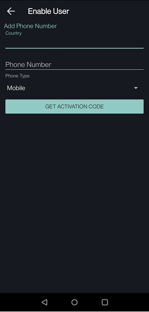 Image of the IBKR mobile phone number for android phone. 